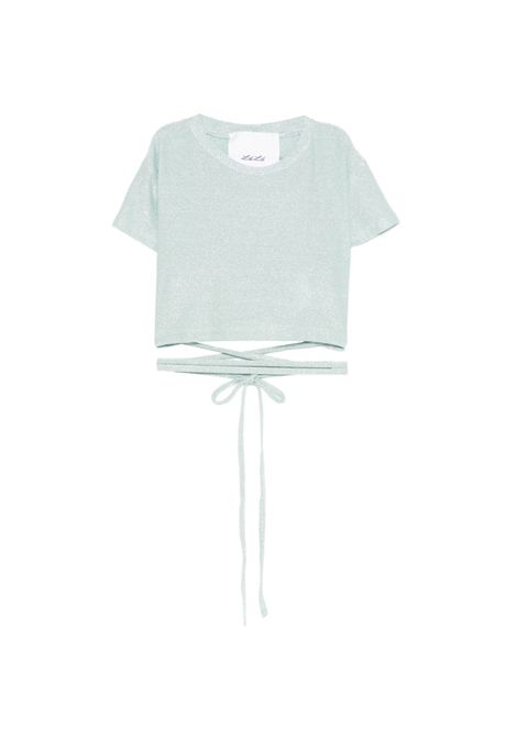 T-shirt lurex Lù-Lù BY MISS GRANT | LL4389MENTA